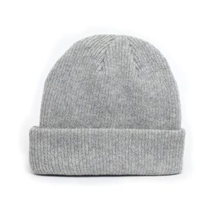 Grey beanie cap
